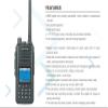 Pofung DM-1702 DMR Radio Dual Band Dual Time Slot Tier 1&2 DMR Digital/Analog Walkie Talkie for Adults,with USB Cable No GPS view 4