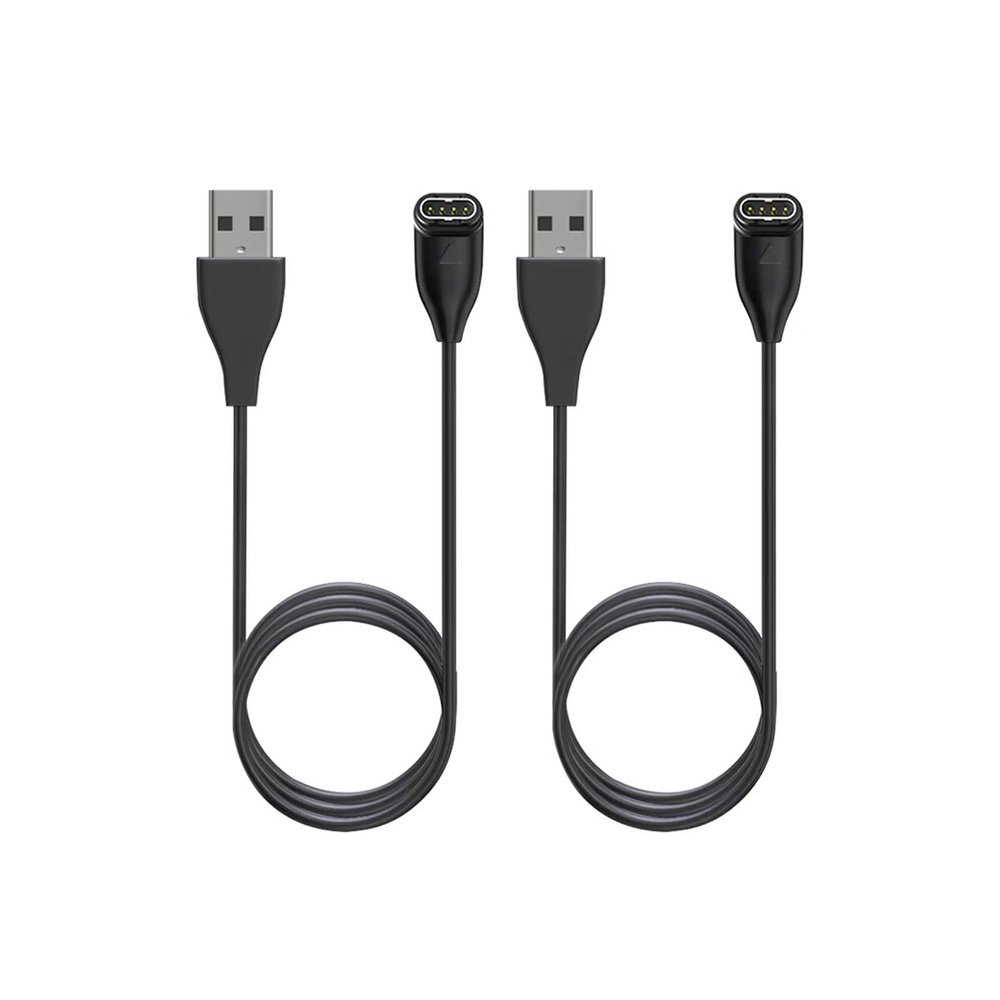 Charger Replacement for Garmin Vivoactive 4S/Forerunner 945 955 745 935 245, Charging Cable Cord 3.3 ft, 2 PCS - PDEEY