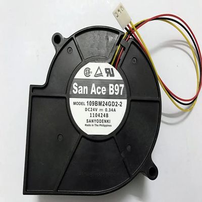 1 PCS 109BM24GD2-2 DC24V 0.34A 979433mm Turbine Blower Fan