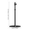 HIHELO Tripod for Projector Projector Mount Stand Projector Floor Stand Angle Adjustable Projectors Stand 35 Inch Extension Pole 12lb Load Capacity DJ Stand view 2