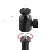 HIHELO Tripod for Projector Projector Mount Stand Projector Floor Stand Angle Adjustable Projectors Stand 35 Inch Extension Pole 12lb Load Capacity DJ Stand view 4