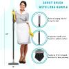 Grout Brush with Long Handle, 49'' Tile Cleaner Tool for Shower, Floors Scrubber for Bathroom Cleaning view 3