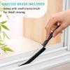 Grout Brush with Long Handle, 49'' Tile Cleaner Tool for Shower, Floors Scrubber for Bathroom Cleaning view 4