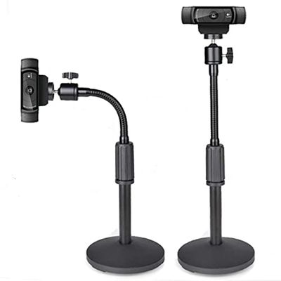 HIHELO Tripod for Projector Height Adjust Steel Small Projector Desktop Stand Mount Table Bracket Holder with Soft Pipe All Direction DJ Stand