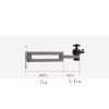 Tripod for Projector Projector Rack Aluminum Alloy Wall-mounted Heavy-duty Projector Stand Conference Room Projector Hanger Bedroom Living Room Retractable Foldable Projector Bracket DJ Stand ( Size : view 2