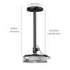 HIHELO Projector Tripod Projector Mount Wall Projector mounts from Ceiling Projector Ceiling Mount Extendable Length Projection Black Projector Mount view 2