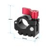 CAMVATE 19mm Rod Clamp with 1/4 & 3/8 Anti-Twist Mount (Red Locking Lever) - 3268 view 4
