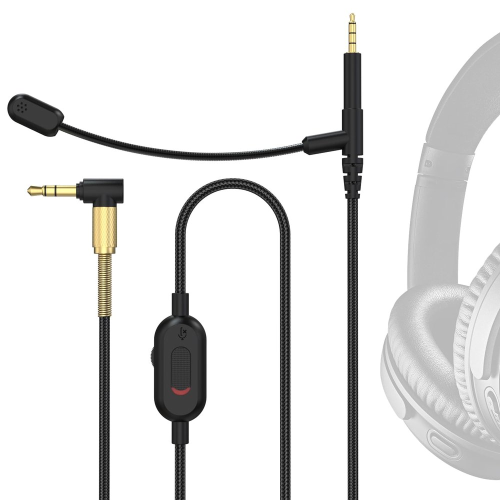 QC45 Boom Mic for Bose QuietComfort QC25 QC35 QC35II QC45 NC700 Headphone