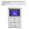 Mini MP3 Player, Sports Back Clip Music Player Supports Memory Card, Portable Mini LCD Screen MP3 Music Player for Outdoor Activities, Sports (Silver) view 3