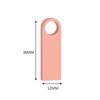 10 Pack 2GB Custom USB Flash Drives Personalized Your Logo, Customize Name Logo Metal USB Pendrive Memory Stick,Customize Logo USB 2.0 for Company Ads Wedding Photography Vedio Gift (Red 2GB) view 3
