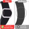 Lamshaw Compatible for Embr Wave 2 Band, Stretch Elastics Nylon Adjustable Replacement Strap Accessories Compatible for Embr Wave 2 Thermal Wristband (Black) view 4