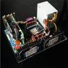 Acrylic Transparent Overlock PC Open Frame Test Bench DIY Motherboard Bracket Computer Case,Personalized Fashionable Mothboard,ATX Transparent Board view 4