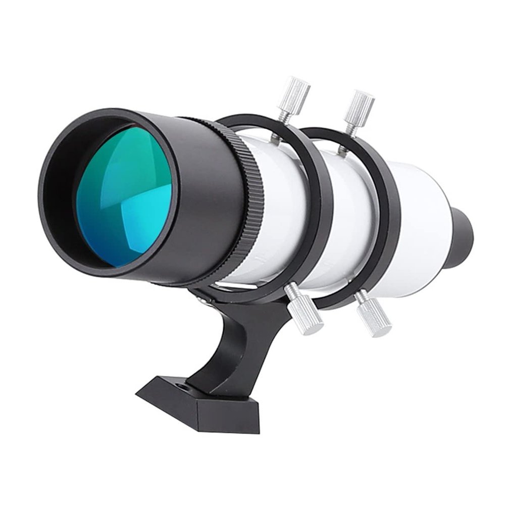 JUIYU Telescope Accessory Set 8x50 Magnification Finderscope Riflescopes Sight Cross Telescope Astronomic Accessories Telescope Camera (Color : Black Bracket)