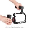 Camnoon Camera Cage + Top Handle + Side Grip Kit Aluminum Alloy Video Cage with Cold Shoe Mount Numerous 1/4 Inch Threads Replacement for Canon R7 Camera view 2