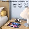 2 Pack Travel Power Strip, NTONPOWER Portable Flat Plug Power Strip with 2 Outlets 3 USB Ports, Wrapped Extension Cord 3 ft, Cruise Approved, Compact Size for Home Office Hotel, Travel Essentials view 4