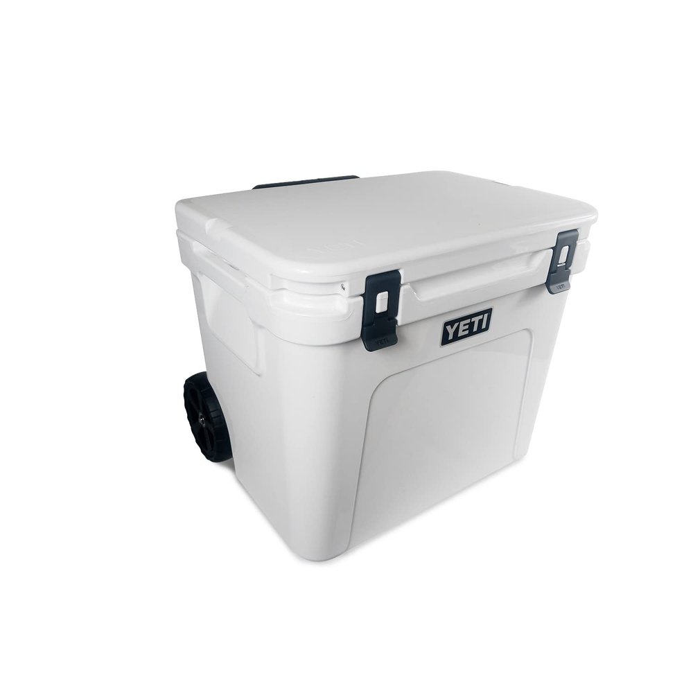 MightySkins Skin Compatible with Yeti Roadie 60 Wheeled Cooler - Solid White | Protective, Durable, and Unique Vinyl Decal wrap Cover | Easy to Apply, Remove, and Change Styles | Made in The USA