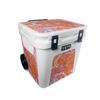 MightySkins Skin Compatible with Yeti Roadie 48 Wheeled Cooler - Orange Swirl | Protective, Durable, and Unique Vinyl Decal wrap Cover | Easy to Apply, Remove, and Change Styles | Made in The USA view 1