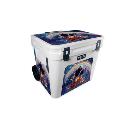 MightySkins Skin Compatible with Yeti Roadie 60 Wheeled Cooler - Panda Cow Taco | Protective, Durable, and Unique Vinyl Decal wrap Cover | Easy to Apply, Remove, and Change Styles | Made in The USA