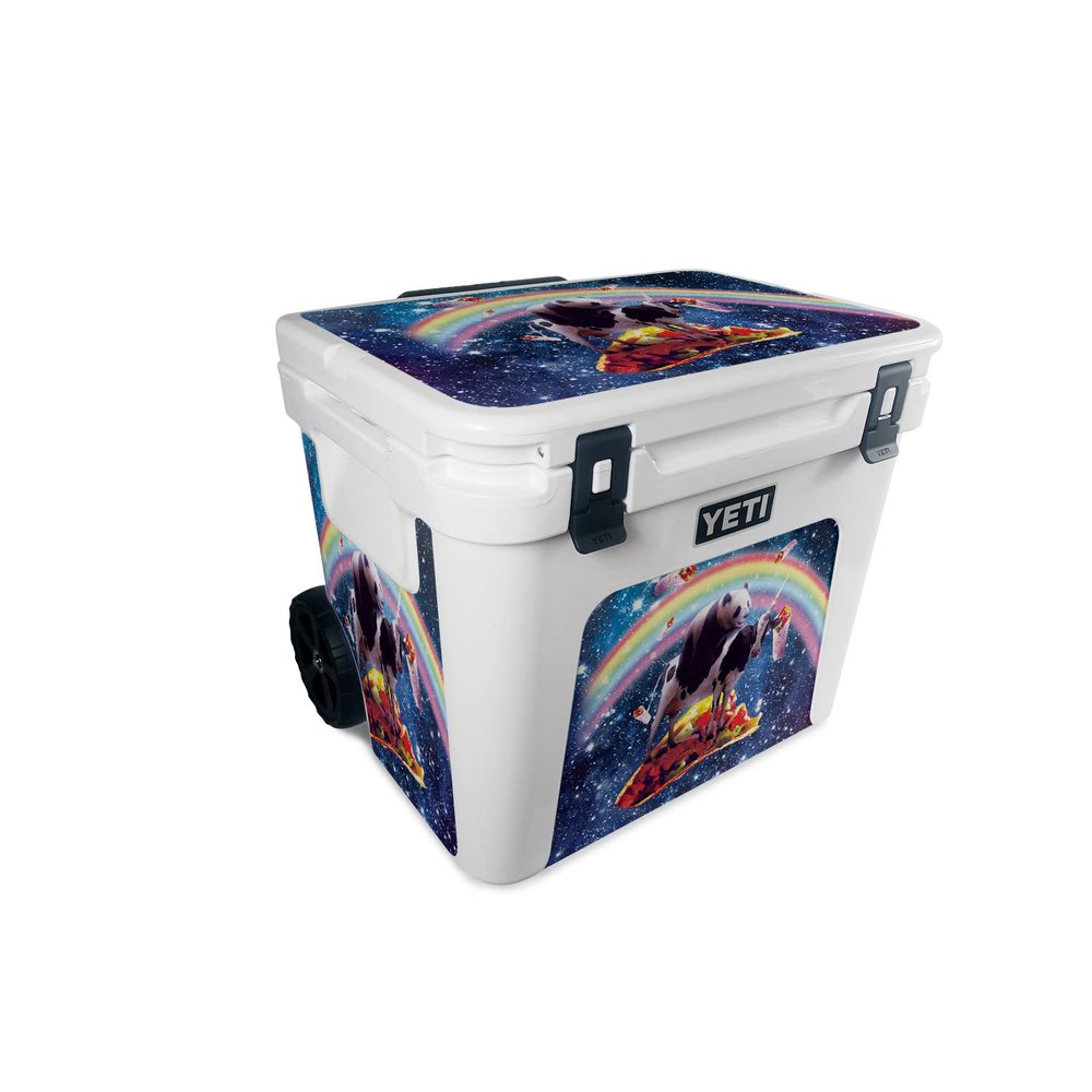 MightySkins Skin Compatible with Yeti Roadie 60 Wheeled Cooler - Panda Cow Taco | Protective, Durable, and Unique Vinyl Decal wrap Cover | Easy to Apply, Remove, and Change Styles | Made in The USA