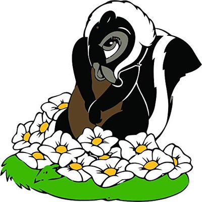 Cartoon Characters Little Baby Skunk Smell Adorable Girls Boys Gift Home Dcor Birthday - 15 Inch x 20 Inch