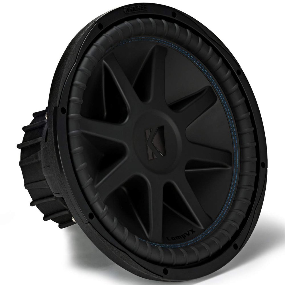 Kicker CVX154 COMPVX 15" Subwoofer Dual Voice Coil 4-Ohm 1000W (Renewed)