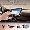 10.1 Inch Android Car Stereo Radio GPS with Manual Rotation 360 Universal Multimedia Player, Up & Down, Left & Right,1280X720 QLED Screen with Car Play and Android Auto,FM Bluetooth in-Dash Kit view 2