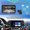 10.1 Inch Android Car Stereo Radio GPS with Manual Rotation 360 Universal Multimedia Player, Up & Down, Left & Right,1280X720 QLED Screen with Car Play and Android Auto,FM Bluetooth in-Dash Kit view 4