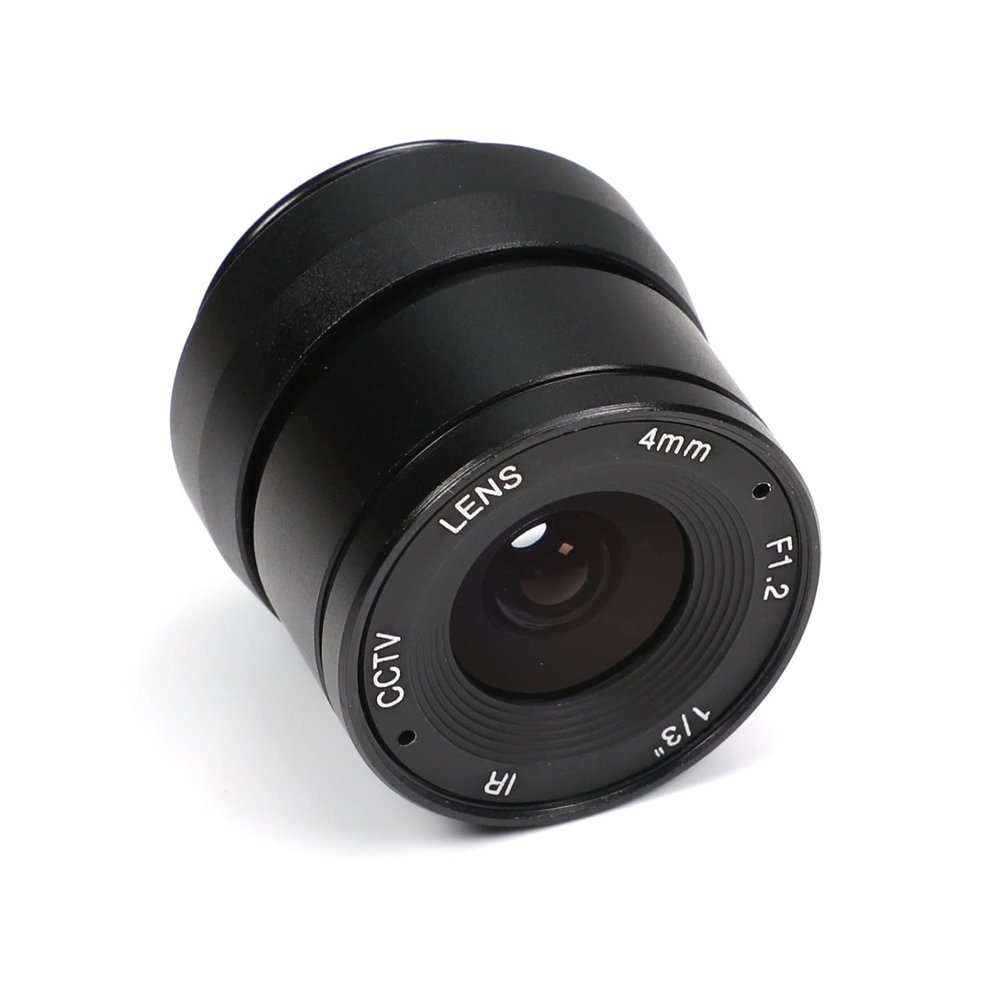 Juvielich 4mm CCTV Camera Lens 720p Pixels 1/3" Security Camera Len for CCTV IP Camera Panoramic CS