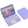 GOOVEN iPad 10th Generation 2022 10.9 '' Keyboard case Touchpad Magnetic Detachable BT Keyboard iPad 10 Touch Keyboard Transparent Back Cover Horizontal/Vertical Kickstand (iPad 102022, Purple) view 1