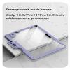 GOOVEN iPad 10th Generation 2022 10.9 '' Keyboard case Touchpad Magnetic Detachable BT Keyboard iPad 10 Touch Keyboard Transparent Back Cover Horizontal/Vertical Kickstand (iPad 102022, Purple) view 4