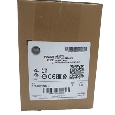 22A-D4P0N104 AC Drive 4A 460V 2HP FRN: 6.01 22AD4P0N104