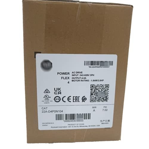 22A-D4P0N104 AC Drive 4A 460V 2HP FRN: 6.01 22AD4P0N104