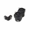Eonvic Camera A-Box Audio Adapter for ARRI Alexa Mini Audio Connector 2 x 3 Pin XLR Female with 5 Pin Male Right Angle view 4