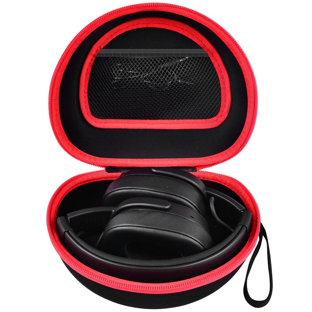 Headphone Case for Skullcandy Crusher/Hesh/Evo Wireless Over-Ear Bluetooth Earphones, for JLab JBuds Lux ANC, for TOZO HT3/HT2 Headphones and More Noise Cancelling Foldable Headset - Box Only (Black)