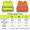 TopTie 10 Pack Kids Adjustable Reflective Vests, Reinforced High Visibility-Neon Green-L view 4