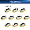 Juvielich DB15 VGA Gender Changer 15 Pin Male to Male 3-Row Mini Gender Changer Coupler Adapter Connector for Serial Applications Black Pack of 10 view 4