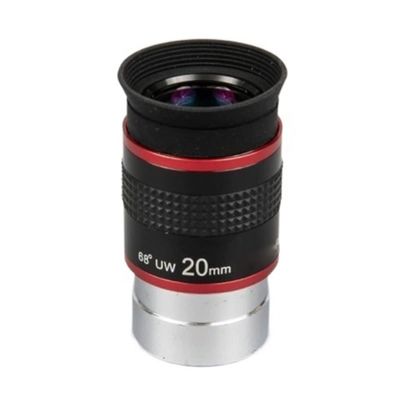 JUIYU Telescope Accessory Set 6 9 15 20mm Telescope Eyepiece 1.25" 68 Degrees for Astronomical Telescope Telescope Camera (Color : 20mm)