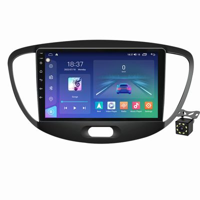 Android 12 Car Stereo for Hyundai I10 2007-2013 Car Radio Navigation GPS 2K Screen Multimedia Video Player Support Carplay BT/Wifi/4G/RDS/FM/SWC/DSP/DAB+Backup Camera,M6 pro/4+64g/9"