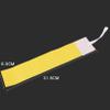 QXPDD Elastic Arm Band Colorful Anti-Off Paste Wristband Football Soccer Captain Armband Player Arm Band Adjustable Player Sports Bands,Yellow view 3