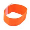 QXPDD Elastic Arm Band Colorful Anti-Off Paste Wristband Football Soccer Captain Armband Player Arm Band Adjustable Player Sports Bands,Orange view 1