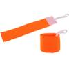 QXPDD Elastic Arm Band Colorful Anti-Off Paste Wristband Football Soccer Captain Armband Player Arm Band Adjustable Player Sports Bands,Orange view 2