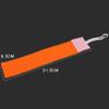 QXPDD Elastic Arm Band Colorful Anti-Off Paste Wristband Football Soccer Captain Armband Player Arm Band Adjustable Player Sports Bands,Orange view 3