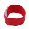 QXPDD Elastic Arm Band Colorful Anti-Off Paste Wristband Football Soccer Captain Armband Player Arm Band Adjustable Player Sports Bands,Red view 1