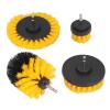 4Pcs Drill Brush Washing Brush Attachment 1/4in Hex Shank PP Washing Tool for Bathtub Sink view 1