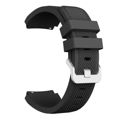 22mm Silicone Strap for Garmin Venu 2/vivoactive 4 Smart Watch Band Sports Bracelets for Garmin Vivoactive 4 Correa Wristband (Color : Preto, Size : 22MM)