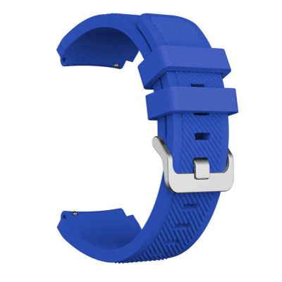 22mm Silicone Strap for Garmin Venu 2/vivoactive 4 Smart Watch Band Sports Bracelets for Garmin Vivoactive 4 Correa Wristband (Color : Royal Blue, Size : 22MM)