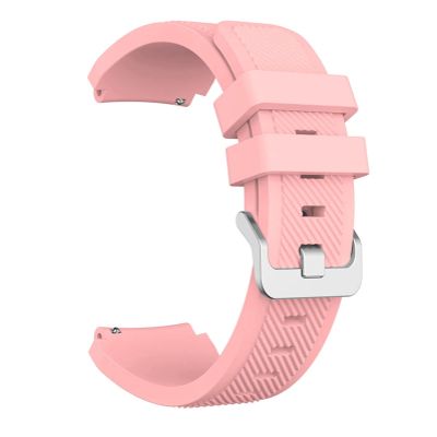 22mm Silicone Strap for Garmin Venu 2/vivoactive 4 Smart Watch Band Sports Bracelets for Garmin Vivoactive 4 Correa Wristband (Color : Light Pink, Size : 22MM)