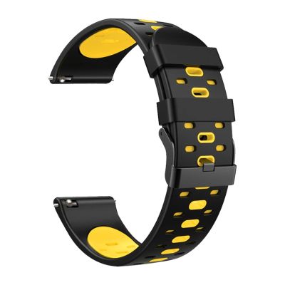 COOVS 22mm Silicone Straps for Suunto 9 Peak Outdoors Sport Smart Watch Breathable for Coros VERTIX Replacement Band Bracelet (Color : Style A, Size : 22mm Coros VERTIX)
