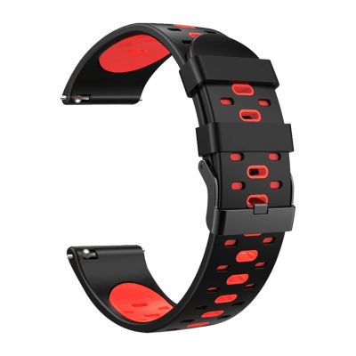 COOVS 22mm Silicone Straps for Suunto 9 Peak Outdoors Sport Smart Watch Breathable for Coros VERTIX Replacement Band Bracelet (Color : Style D, Size : 22mm Coros VERTIX)