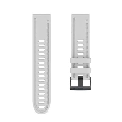 COOVS Quick Release Watch Band Silicone Bracelet for Garmin Fenix 7S 5S 5S Plus 6S 6S Pro Bracelet Sport Wrist Strap (Color : White, Size : 20mm Fenix 5S)